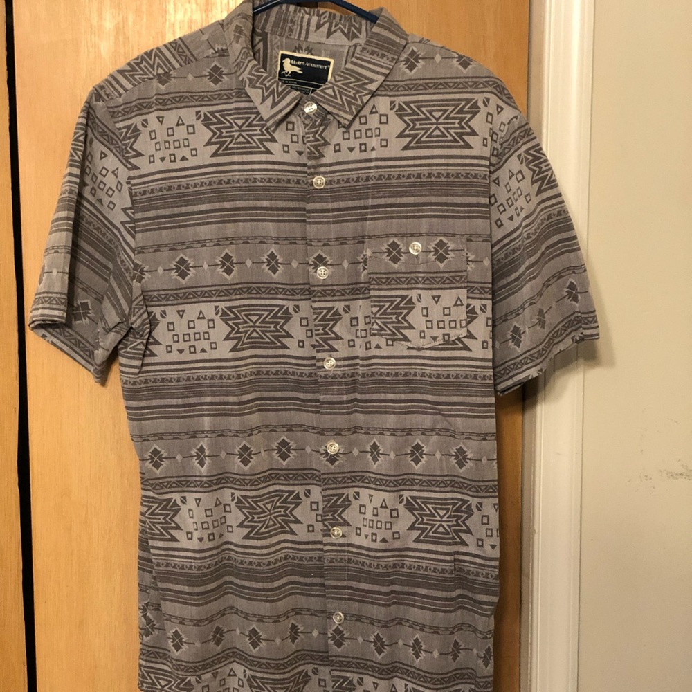 Modern Amusement Grey Aztec Shirt